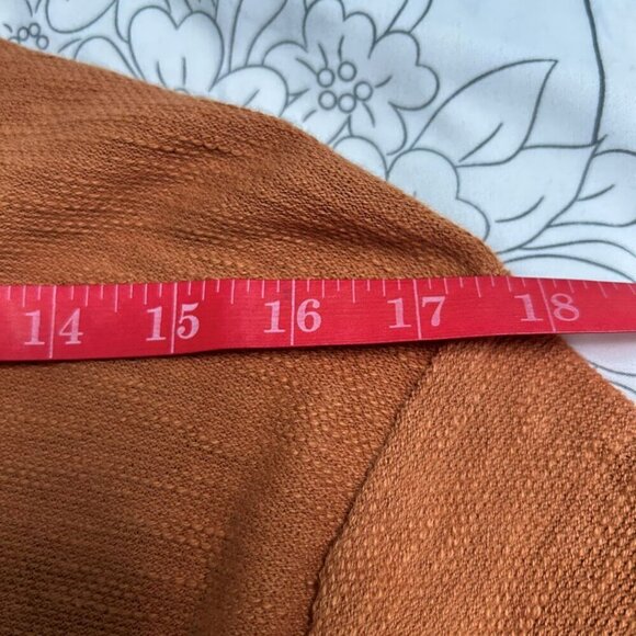 Alesbury Men's Long Sleeve Burnt Orange Riverside Mock Neck Cotton Top Large - Picture 8 of 12